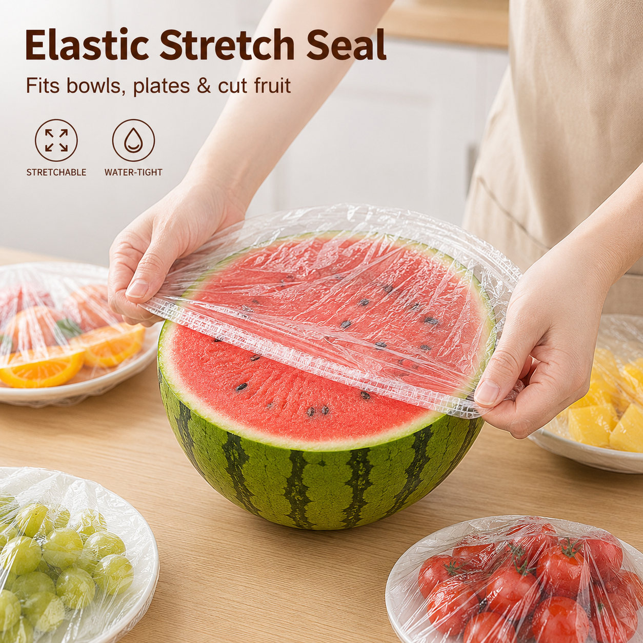 ⏳LAST DAY SALE 50% OFF!!🔥Disposable Stretch Food Covers for Bowls & Plates